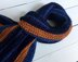 Easy Crochet Scarf Pattern for Men: Easy Strapping Striped Man Scarf