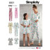 Simplicity 8801 Girls and Misses Knit Jumpsuit Romper - Paper Pattern, Size A (S - L / XS - XL)