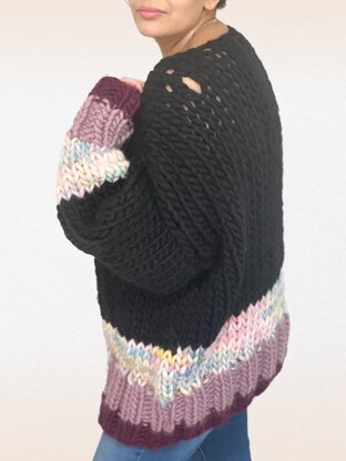 Distressed Unicorn Designer Oversized Sweater PDF Pattern