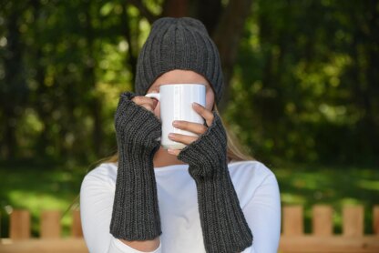 Embers Fingerless Gloves