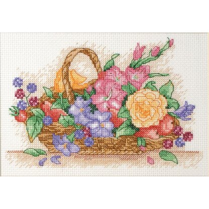 Anchor Floral Basket Cross Stitch Kit