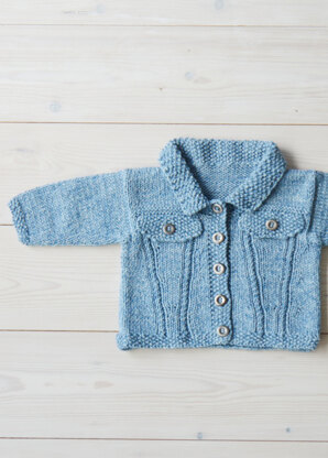 Baby Sport Jacket, Hoodie, Gilet, Joggers & Hat - Layette Knitting Pattern for Babies in Debbie Bliss - Downloadable PDF