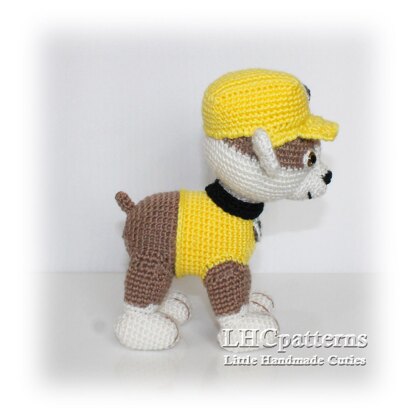 Rubble Pup Paw Patrol Crochet Pattern