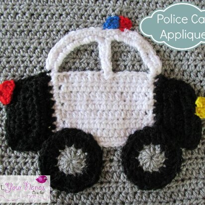 Police Car Applique