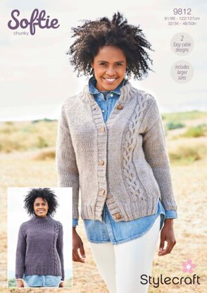 Women Jumpers in Stylecraft Softie - 9812 - Downloadable PDF