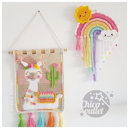 Llama wall hanging