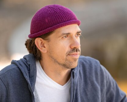 Machine Knitting Pattern Short Trawler Hat