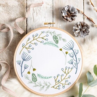 Hawthorn Handmade Wintertide Embroidery Kit