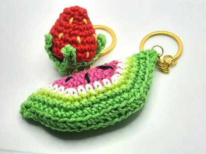 Amigurumi Watermelon & Strawberry