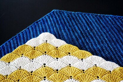 Tunisian Shell Shawl