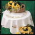 Anchor Freestyle - Spring Garland Tablecloth Embroidery Kit - 80cm x 80cm