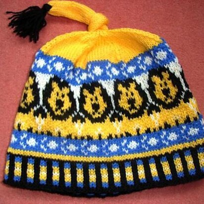 Lion beanie - knitting pattern