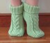 Cabled Foot Cozies