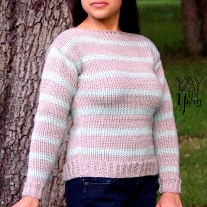 Addi Knitting Machine Pullover Machine Knitting Knitting pattern by Yay For  Yarn