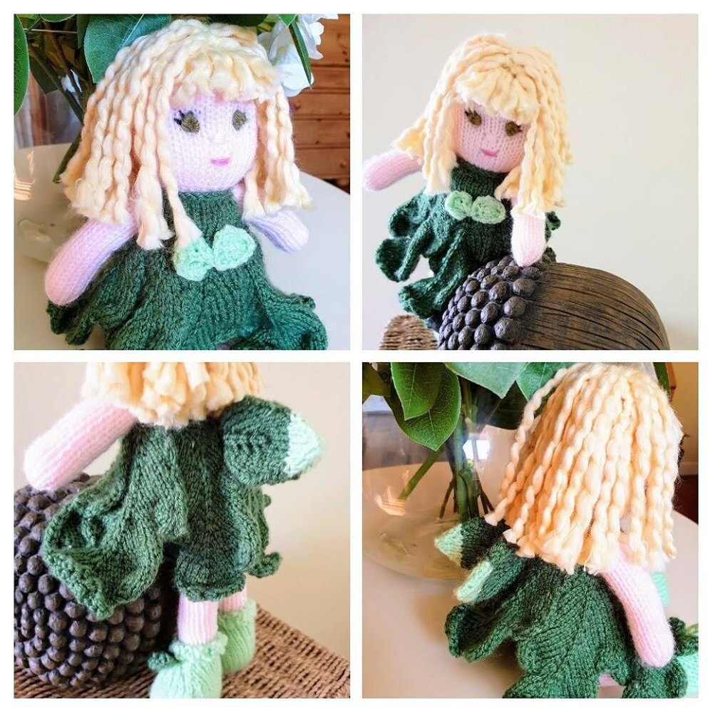 Faraway Oak Tree Fairy Knitting pattern by Stella Jones | LoveCrafts