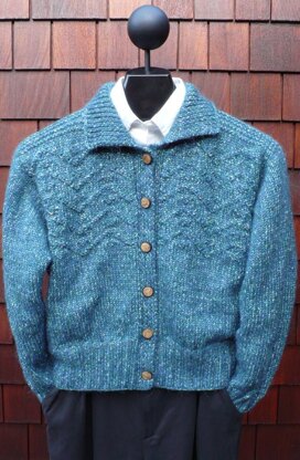 MS 210 Patterned Yoke Bulky Jacket