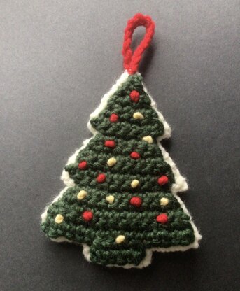 Christmas Sugar Cookie Tree Ornament