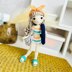 Crochet doll, amigurumi doll with clothes, doll clothes, doll outfit, Beach time