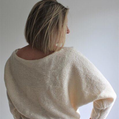 Beginners Batwing Sweater - knitting pattern