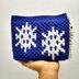 Snowflake Pouch with Wristlet
