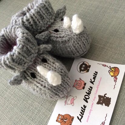 Rhino Baby Booties