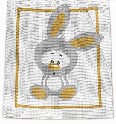 CROCHET Baby Blanket Pattern - Bunny