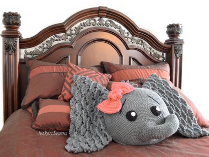Josefina and Jeffery Elephant Pillow