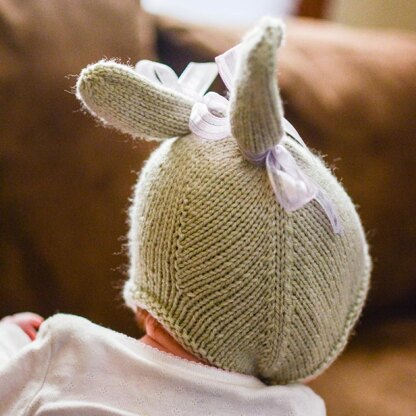 Bunny Hat with Chin Ties