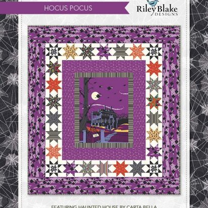 Riley Blake Hocus Pocus - Hounted House - Downloadable PDF