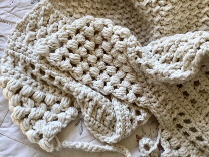 Beginners Crochet Blanket Kit. Easy DIY Crochet Blanket. Boho Blanket  Crochet Pattern by Wool Couture. 