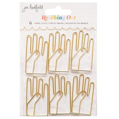 American Crafts Jen Hadfield - Reaching out Hand Clips