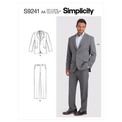 Simplicity Men's Suit S9241 - Sewing Pattern