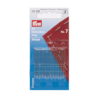 Prym Sewing Needles Sharps No. 7 0.70 x 38mm