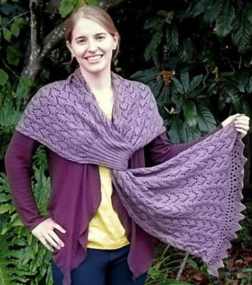 K526-Fuchsia Keyhole Wrap