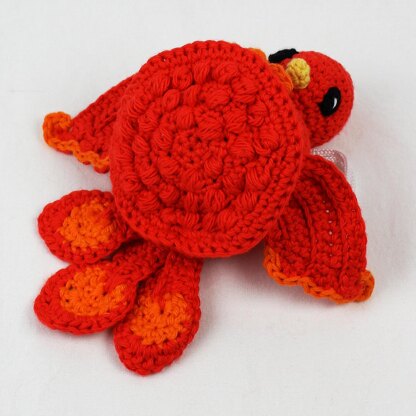 Ashley the Phoenix Scrubby Amigurumi