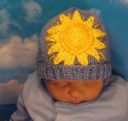 Baby All Day Sunshine Beanie hat