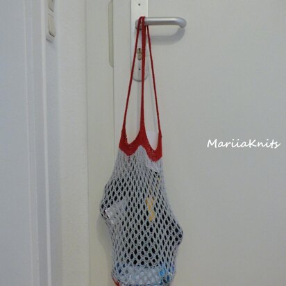 Another Stretchy Helper Shopping Bag - knitting pattern