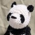 テディベア型パンダあみぐるみ / Teddy Panda bear amigurumi