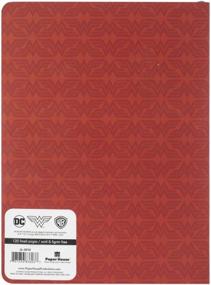 Paper House Softcover Journal 5.75"X8" - Wonder Woman Red Line Logo