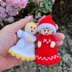 Miniature Christmas Elf and Angel Dolls Knitting Pattern - Toy Knitting Pattern