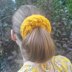 Star Stitch Hair Tie Scrunchie Knitting Pattern