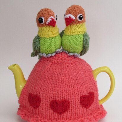 Lovebirds Tea Cosy Knitting Pattern