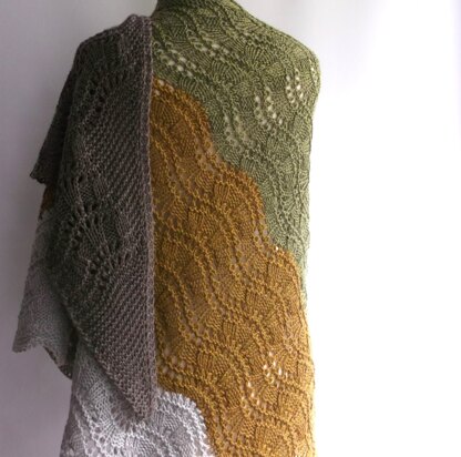 Cascade shawl 48