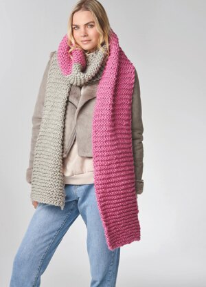 Bentja Scarf in Schachenmayr Bravo Big - S10769 - Downloadable PDF