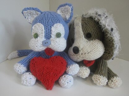 Knitkinz Cat & Dog - for Your Office