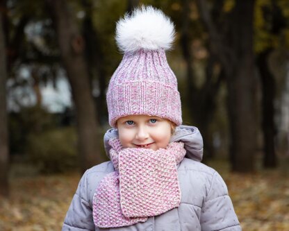 Knitting Pattern Melange Set for Kids