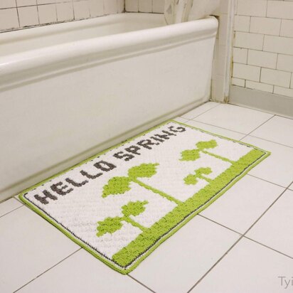 Hello Spring Bath Mat