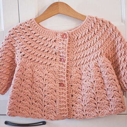 Chrysanthemum Crochet Cardigan Pattern (Age 1- 5)