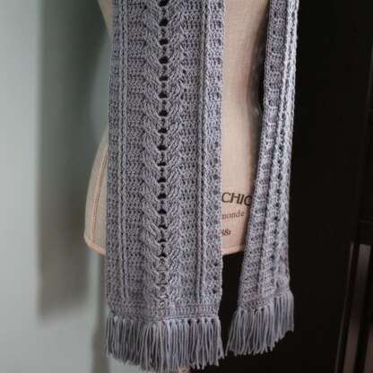 Blissful Cabled Scarf