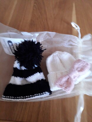 Premmie baby hats